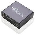 Black HDMI to DVI converter cable with coaxial audio output port, 1.5 metres long.