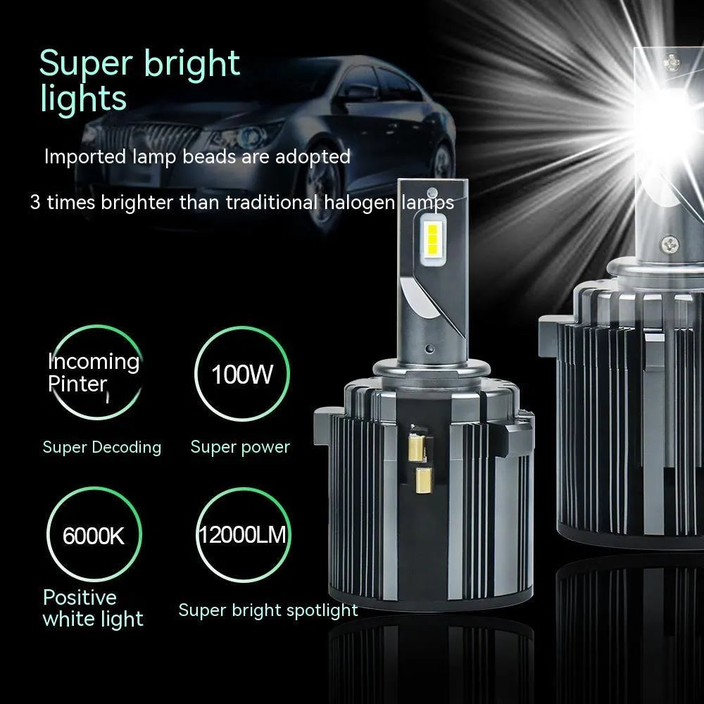 Volkswagen Golf 7 LED low beam headlight bulb with aviation aluminium housing