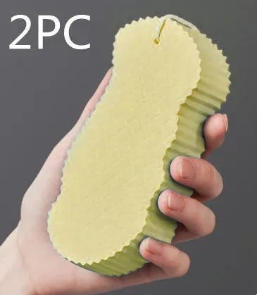 3D fish scale body rubbing sponge in pink, soft exfoliating bath ball for shower