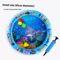 PVC inflatable water cooling mattress for pets with graphic designs