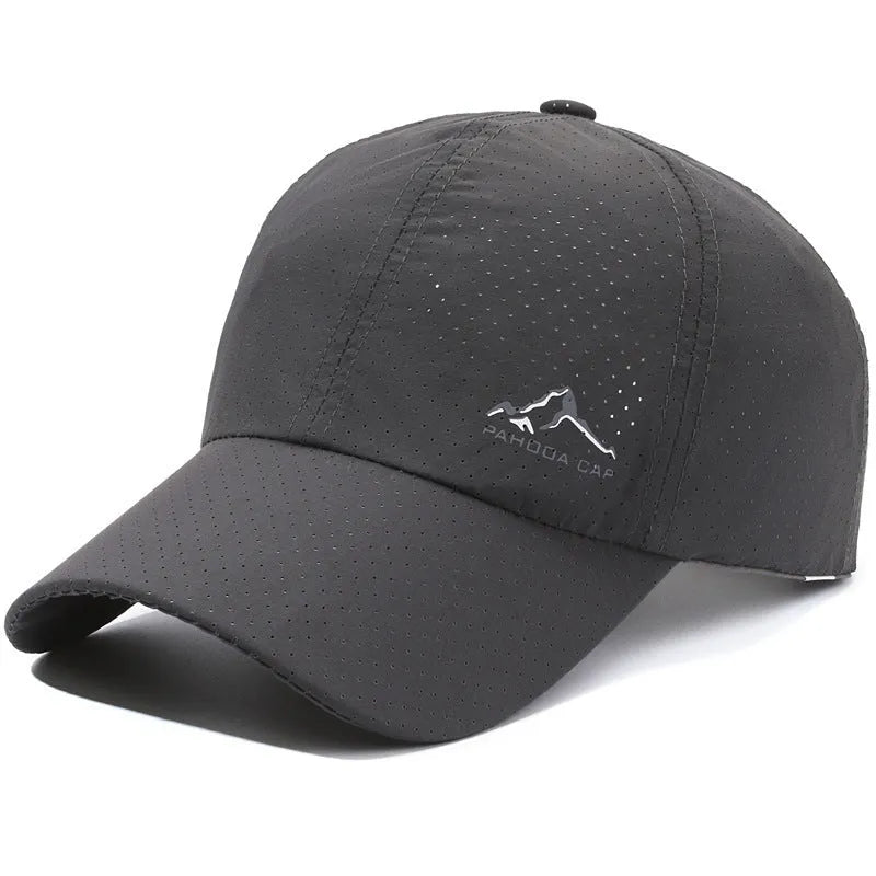 Korean style adjustable baseball cap in Army Green colour with dome crown for summer sun protection.