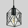 American country style iron decorative LED lamp with push button switch