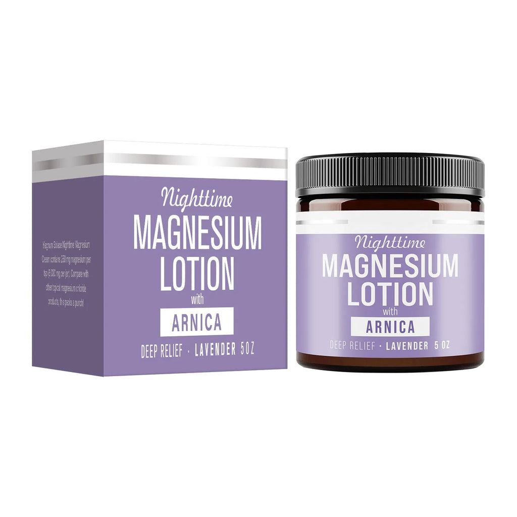 150ml tub of magnesium body butter cream with shea butter and grape seed oil