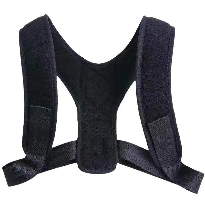 Babaka style nylon back correction posture support belt on a white background.