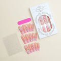 French style nail art sticker with bow pattern and super long water pipe design in XB-70-48 colour