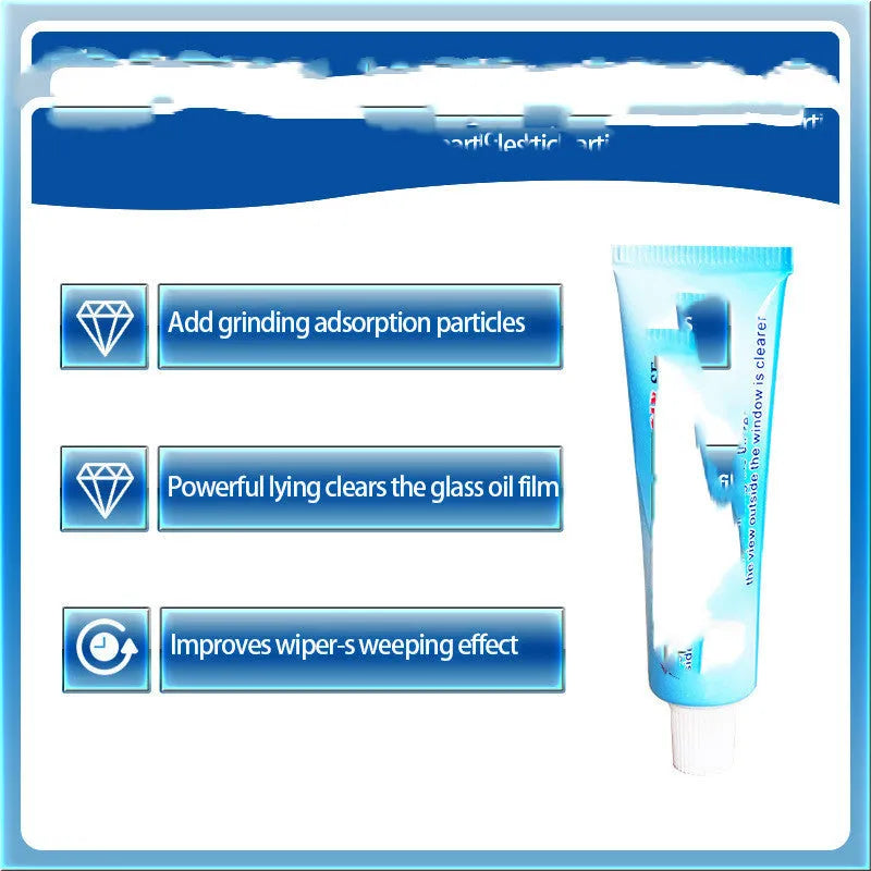 White English packaging of 15ml automotive glass rainproof agent for car windscreen treatment