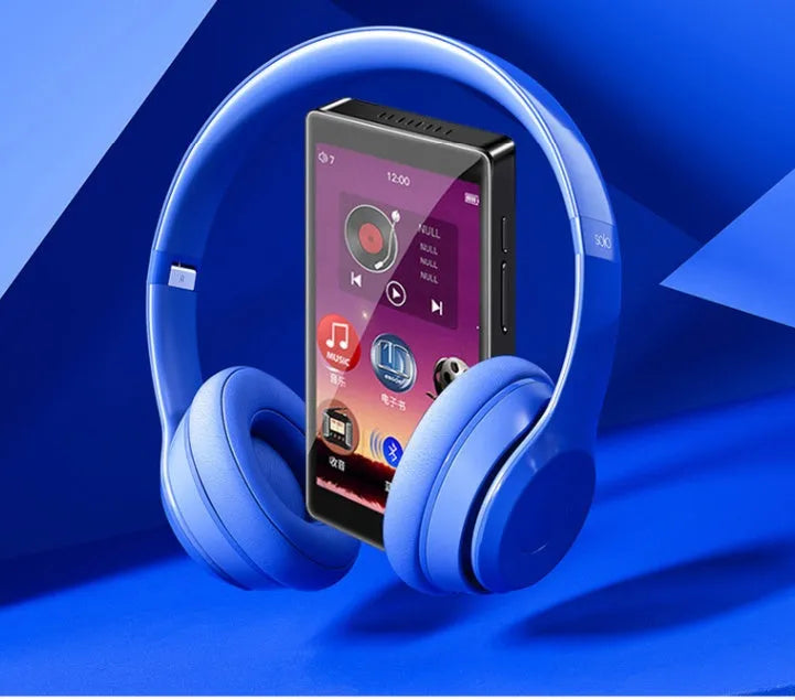 Black Ruizu H1 portable MP3 MP4 player with 4-inch touch screen display.