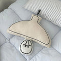 Baby feeding LED bedside lamp fabric wall hanging 29x27cm beige with custom name