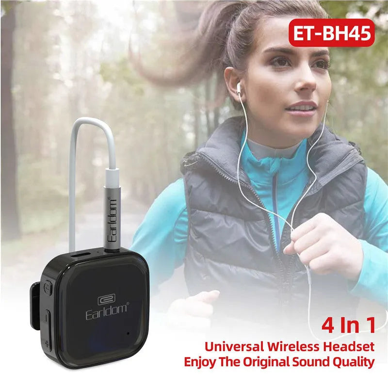 Bluetooth audio receiver for wireless headphone connectivity with 10-metre range
