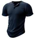 Men's slim-fit muscle sports T-shirt in polyester available in five solid colours with Asian sizing