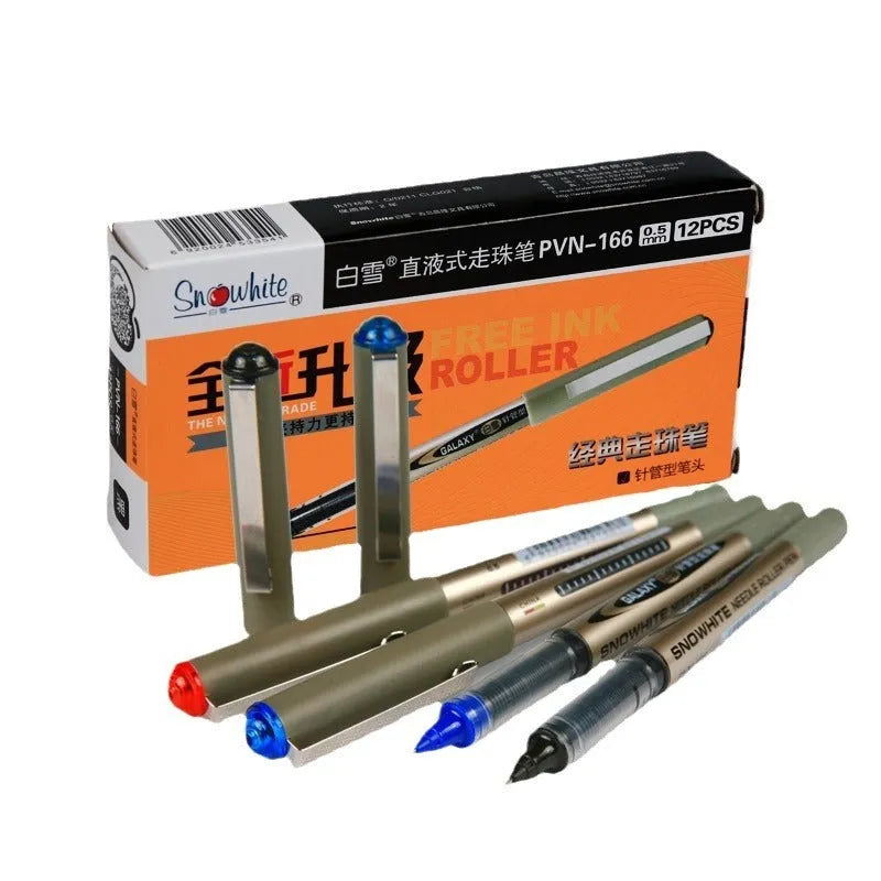 Signature ballpoint pen with 0.5mm tip and water-based quick-drying ink in bulk packaging