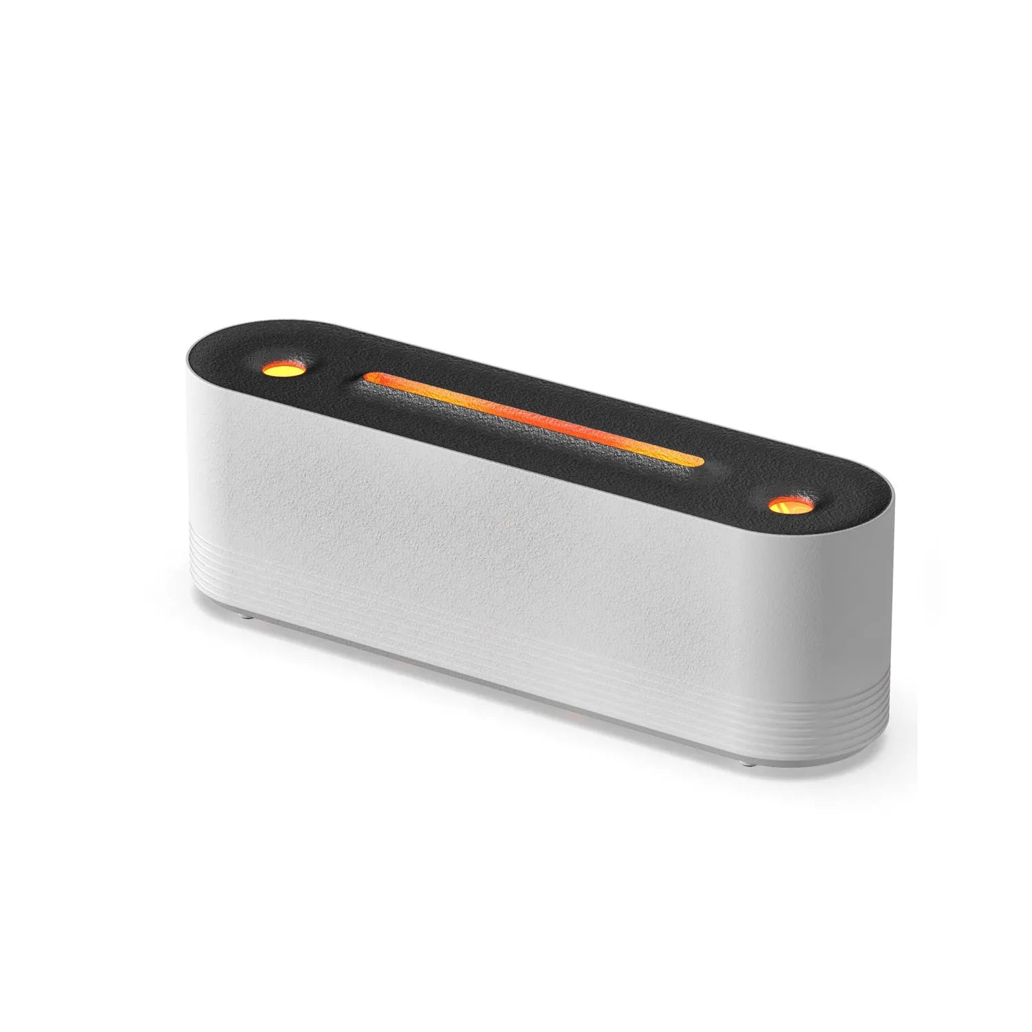 Black ultrasonic humidifier with 7 colour LED lights and 0.5L water tank