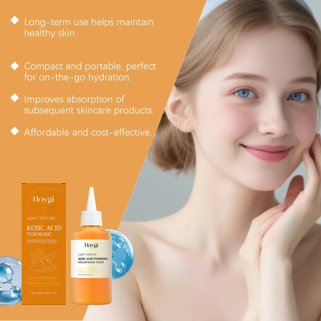 100ml Turmeric Moisturising Water bottle for non-oily daily facial skincare