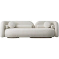 U-shaped hotel reception sofa combination in flannel fabric, 170cm or 210cm long, 85cm wide, 73cm high