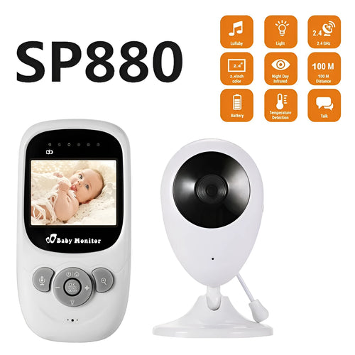 Baby monitor wireless camera with US plug and plastic body