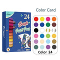 Set of soft head gouache marker pens for pressure-free hand accounting and card art in multiple colours