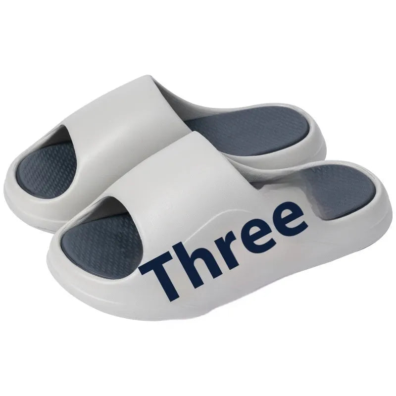 Platform slippers with EVA foam construction in multiple colour options including two-tone variations