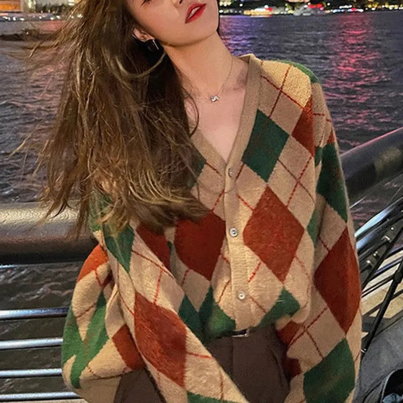 Casual knitted cardigan coat in acrylic fabric available in pink, green, black, dark khaki and light khaki colours