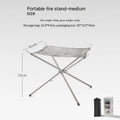 Large stainless steel barbecue with integrated silver grill net for outdoor cooking