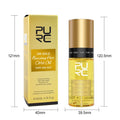 Yellow 50ml hair care essential oil bottle for scalp oil control and frizzy hair repair