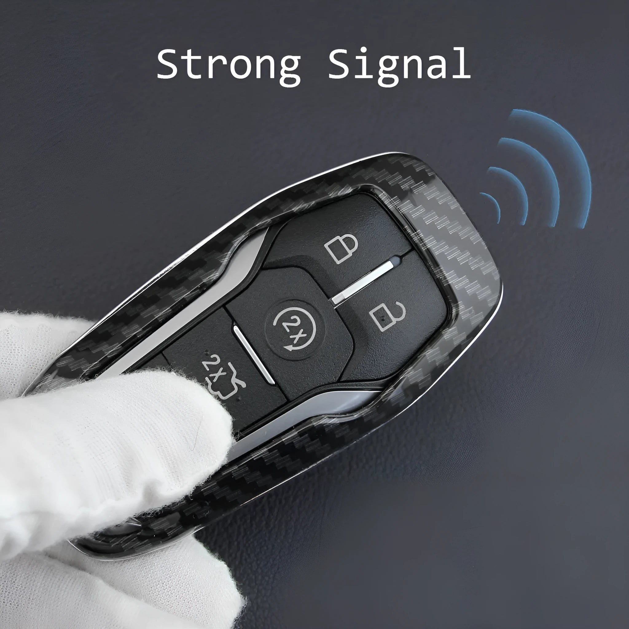 Black plastic car key remote protective shell with optional buckle