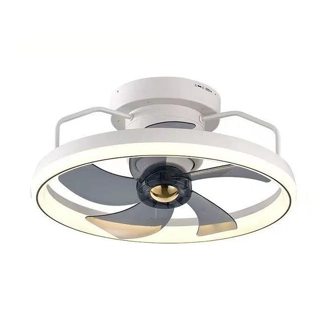 500mm diameter ceiling fan lamp with integrated light fitting in modern simple style