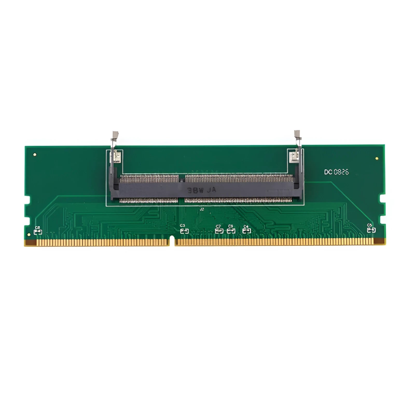 DDR4 laptop to desktop memory adapter card in electrostatic bag
