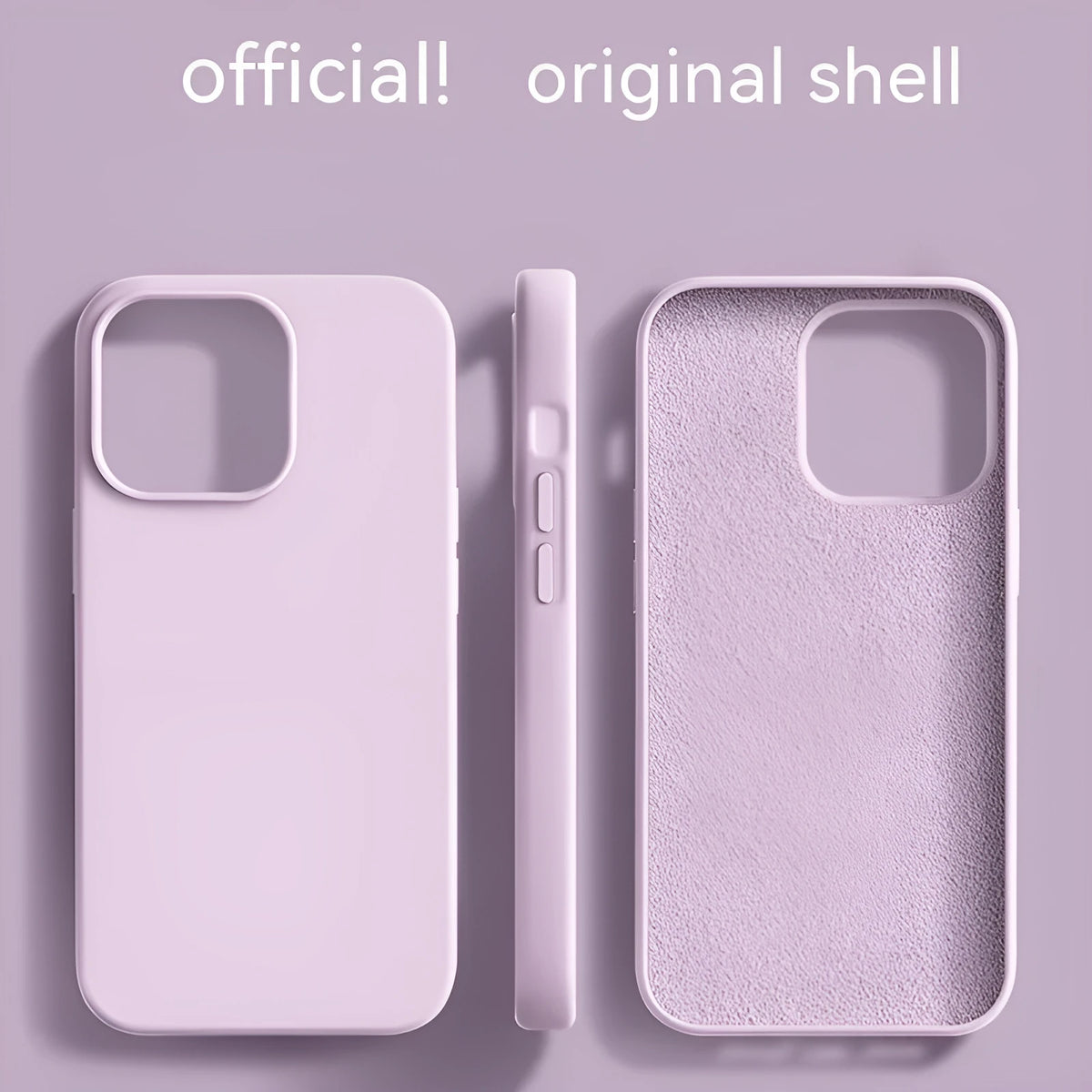 Liquid silicone phone case for iPhone 13 in sunflower colour with frosted finish