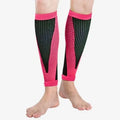 Nylon knee support in black with adjustable fit for running and cycling sports