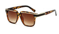 Men's sunglasses with PC lens and PC metal frame, UV400, shown in available colour options