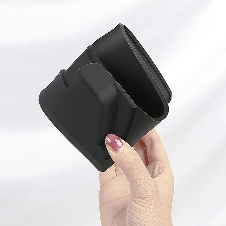 Black silicone glasses case accessory for Tesla Model 3 and Y armrest box