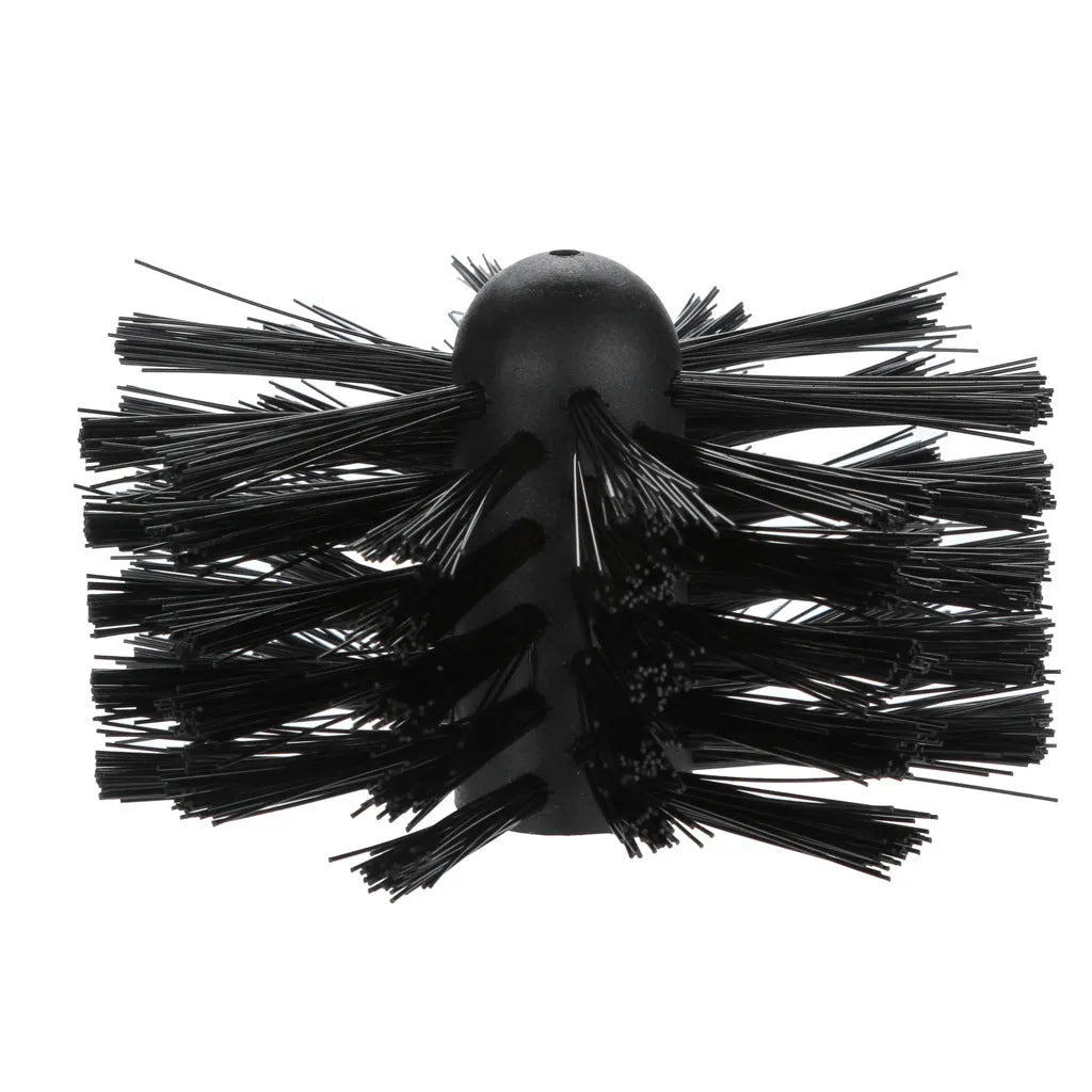 Flexible 600mm long dryer vent cleaning brush with nylon bristles and bendable rod.