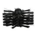 Flexible 600mm long dryer vent cleaning brush with nylon bristles and bendable rod.