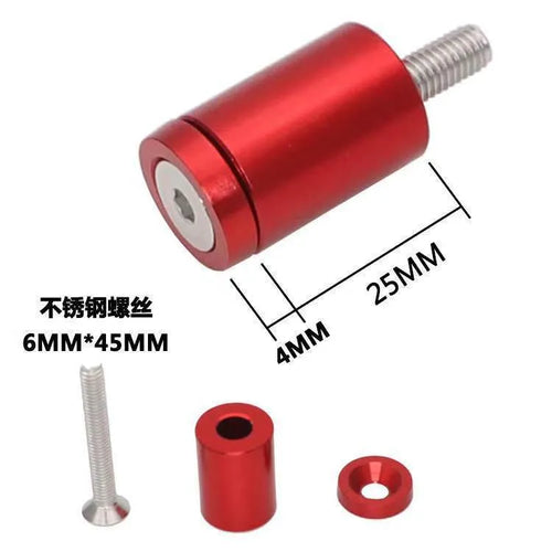 Aluminium machine cover pad height sheet with hardware in red, blue, or black colours