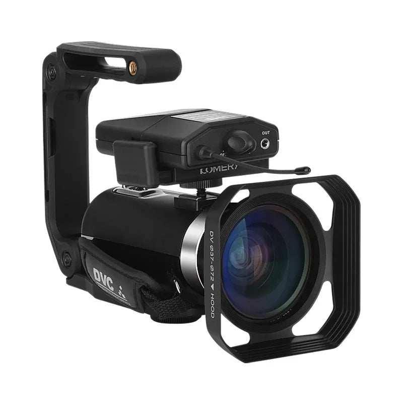 Black WIFI digital HD night vision camera with 3-inch screen showing 37mm lens mount.
