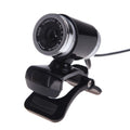 HD computer camera 12MP webcam with adjustable mount, manual focus, and sound-absorbing microphone for laptops and desktops