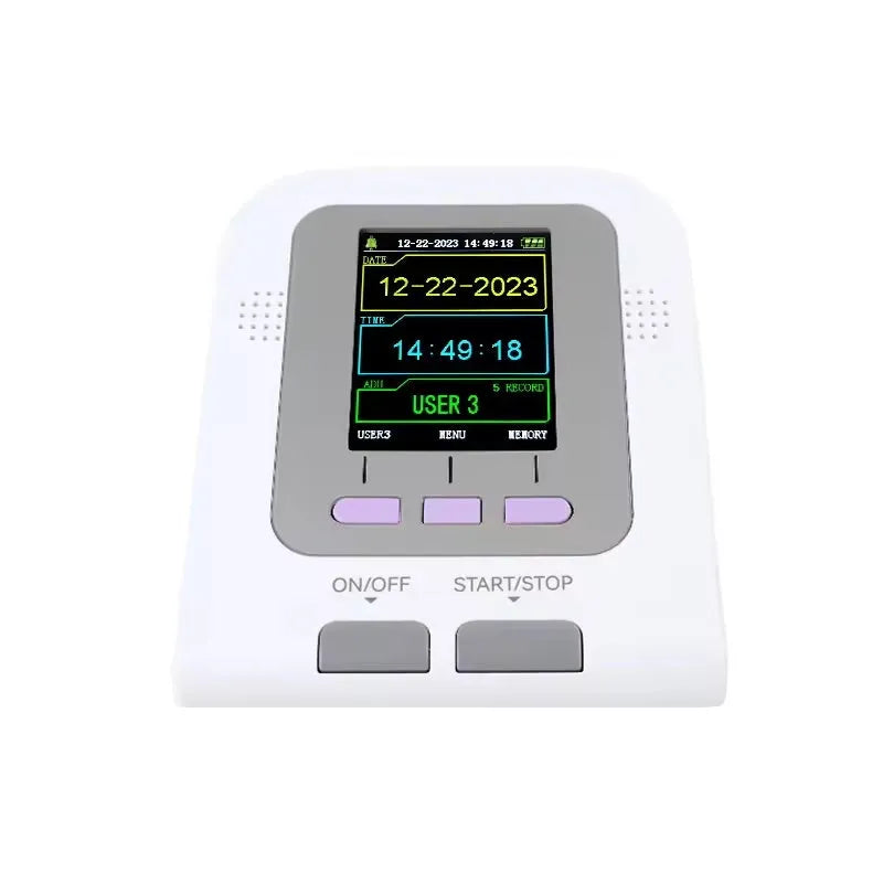 CONTEC08A Vet digital blood pressure monitor unit with colour screen and animal cuff.