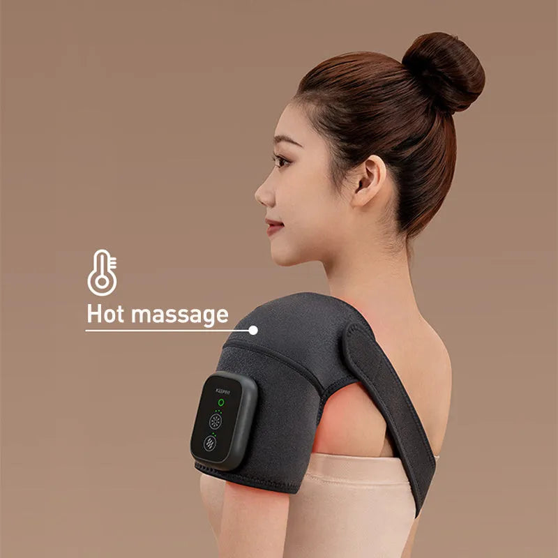Heated knee pads with 5000mAh battery and 3 heat levels for joint pain relief
