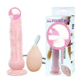 Flesh-coloured realistic adult toy with strong suction cup base, 200mm long.