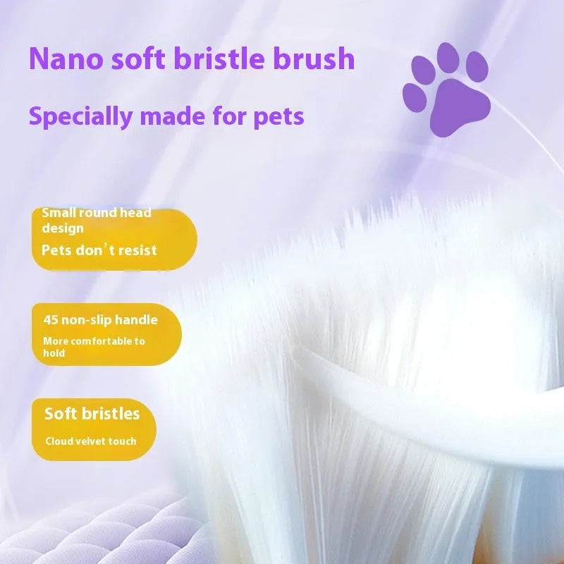 Pet toothbrush pen with 5ml capacity for dog and cat teeth cleaning and tartar removal