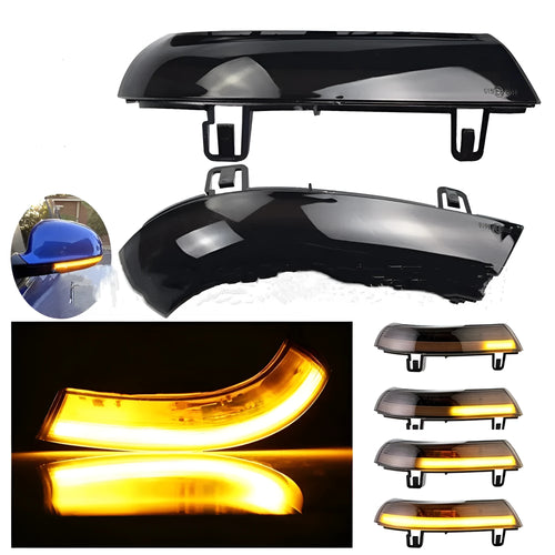 Volkswagen Golf 5 MK5 running water style replacement turn signal indicator light in ABS housing.