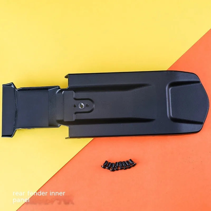 Carbon fibre tail mudguard and inner fender plate for Light Bee electric off-road bicycle