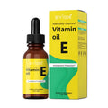 60ml vitamin E drops bottle for adult daily use, OEM whitening supplement with 1–2 drops per day