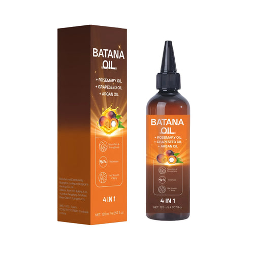 Batana Styling Cream moisturizing treatment oil bottle for frizz and split hair care in 40x40x159mm packaging