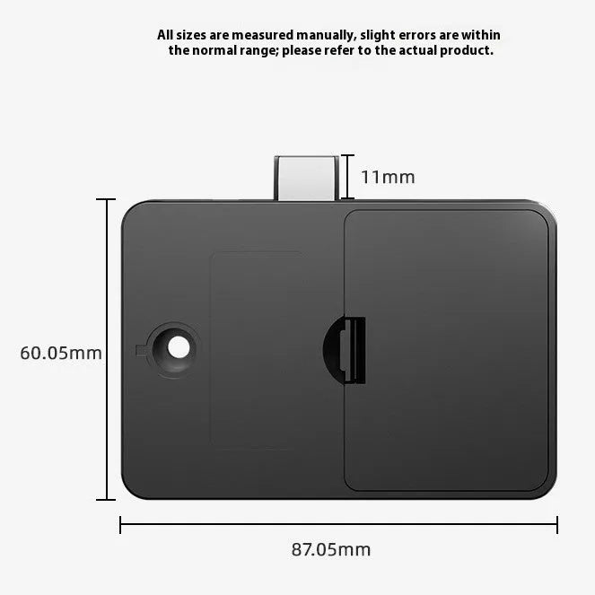 F079 invisible drawer lock with key and English packaging for no-drill installation