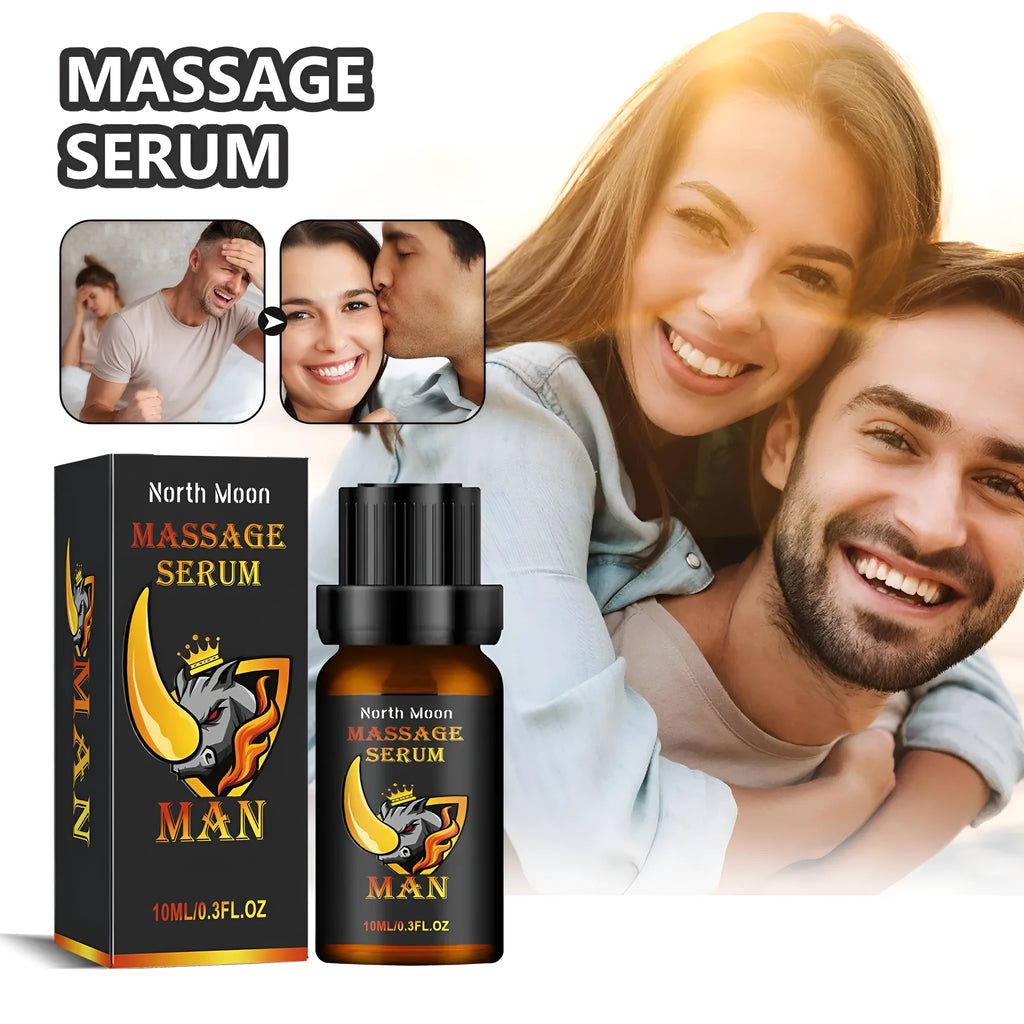 10ml men's body care essential oil bottle for endurance vitality massage with mineral oil base