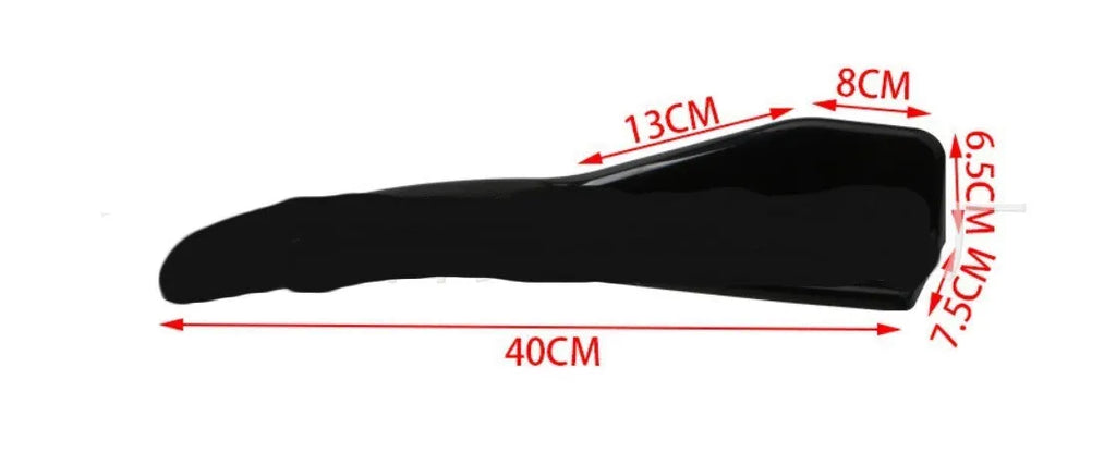 440 mm ABS deflector light set for General Motors vehicles in Bright Black and Carbon Fibre finishes