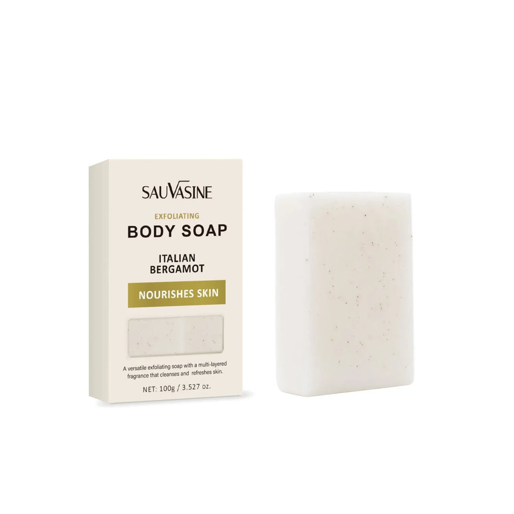 Exfoliating body deep cleansing manual bath soap 100g bar SWX-A386 colour