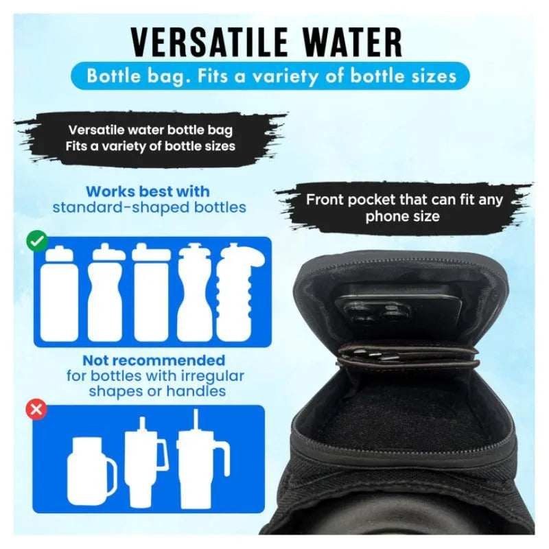 Black cloth men's messenger bag with cylindrical shape for gym and outdoor sports
