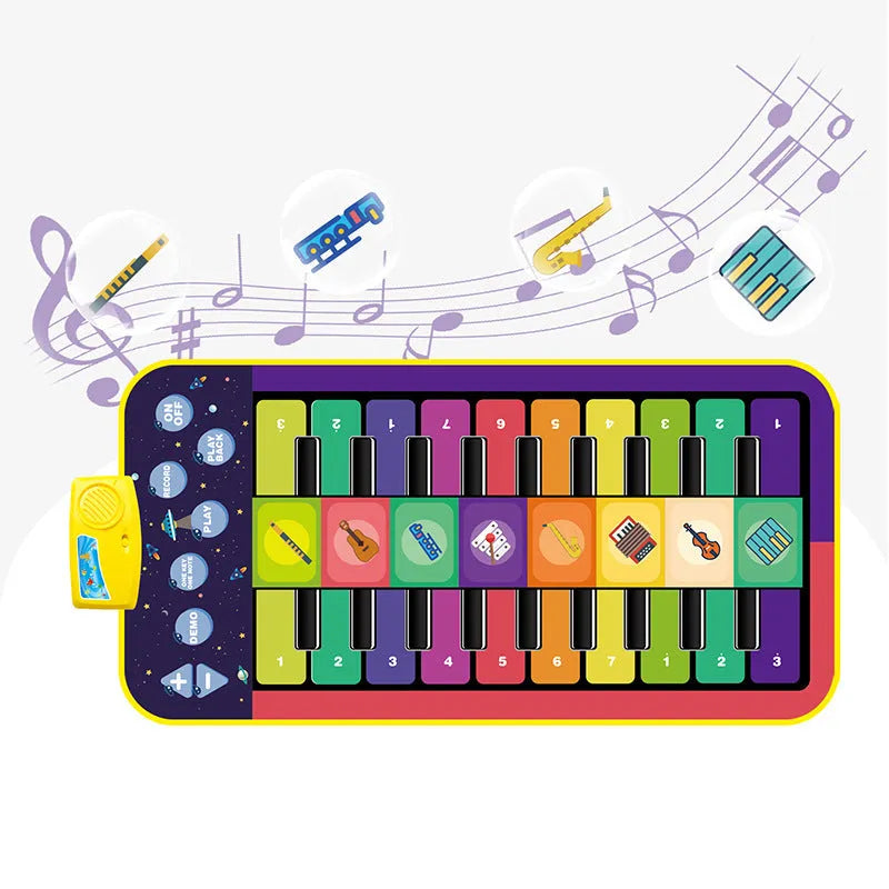 Children's early education animal piano mat cloth music blanket toy with colour options